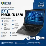 Dell Precision 5550 Refurbished Workstation Laptop | Intel Core i7 10th Gen | 16GB RAM | 512GB NVMe SSD | NVIDIA Quadro T1000 4GB